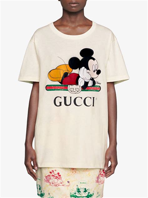 gucci t shirt cartoon|gucci t shirt mickey mouse.